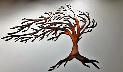 Windy Tree - Metal Wall Art - Copper 16  X 11 3/4   • $36.98