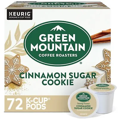 Green Mountain Coffee Roasters Cinnamon Sugar Cookie K-Cups Pods 72 Count • $39.99