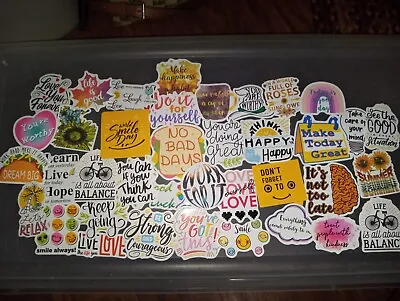 39 Motivational Sticker Lot For Inspiration • $0.89