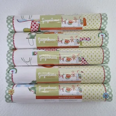 Mamas And Papas Wallpaper Border Gingerbread Cute Childres Room Decoration • £20