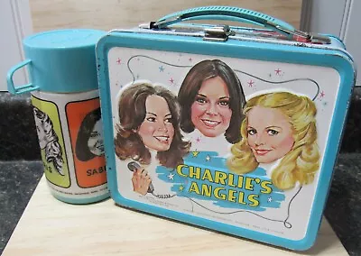 Original Vintage 1978 Charlie's Angels TV Series ALADDIN Lunch Box With Thermos • $71