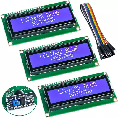3Pcs I2C IIC 1602 LCD Display Module 16X02 LCD Screen Module For Arduino Raspber • $17.23