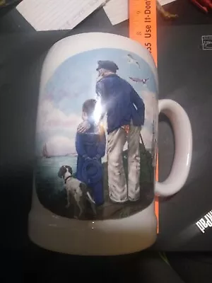 Norman Rockwell's Looking Out To Sea Collector's Stein (21-1172) • $4.99