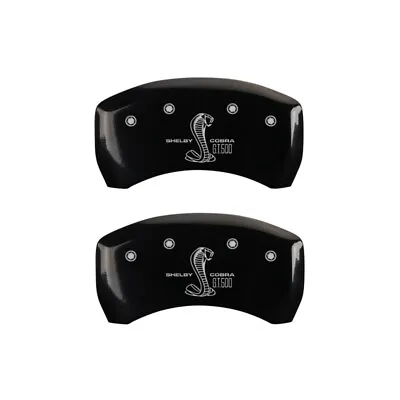 MGP Caliper Covers Rear Black Silver GT500 Shelby (Rear Only) For 2005-2014 • $185