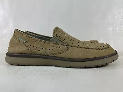 Patagonia Maui Air Suede Leather Slip On Walking Tan Shoes T10651 Mens Size 8 • $34.95