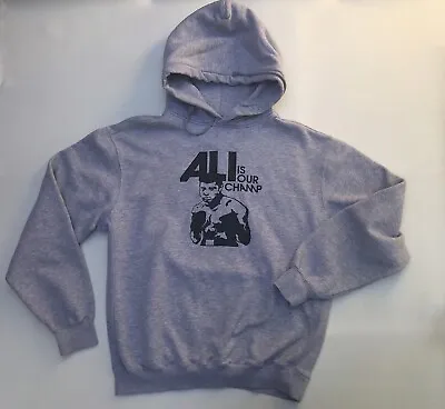 $199.99 • Buy ADIDAS X MUHAMMAD ALI  Men’s Sweatshirt Hoodies Ali Is Our Champ Sz M 2005 EUC