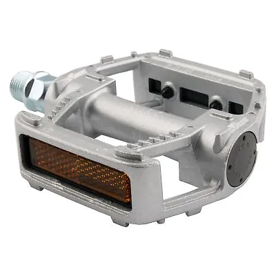 MKS RMX Pedals Platform 9/16  Silver Alloy Body - Chromoly Spindle • $31.45