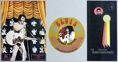 Elvis Presley Repro Job Lot Las Vegas International Hilton Hotel Concert Menus • $37.32