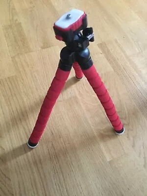 £24.49 • Buy Rollei Monkey Pod Camera Tripod Flexible In Red Flexible Mini Octopus Tripod