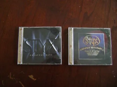 Styx: Greatest Hits Parts 1 And  2 CDs Classic Rock RARE • $14.99