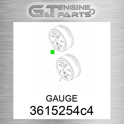 3615254C4 GAUGE Fits INTERNATIONAL TRUCK (New OEM) • $135.37