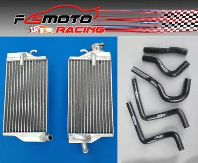 For HONDA CR 125 R CR125R CR125 2-STROKE 2004 04 ALUMINUM RADIATOR+BLACK Hose • $98