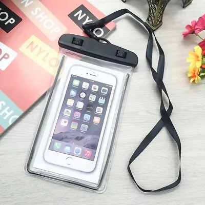 2 Pack Universal Waterproof Cell Phone Pouch Dry Bag Cover For Phone • $9.98