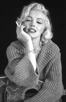 Picture Photo Marylin Monroe Pinup Pin-UP Picture Smoking 5158 • $5.95