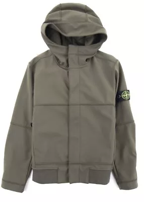 £100 • Buy Stone Island Junior Khaki Green Shell Jacket  Age 12