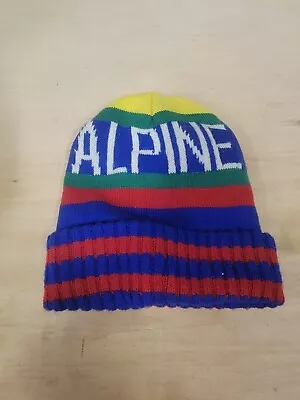 Polo Ralph Lauren Alpine Beanie  Hi-Tech Ski Hat Multicolor Mens One Size • $30