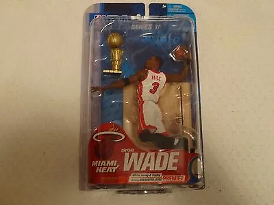 DWYANE WADE Miami Heat NBA Series 17 McFarlane Variant White Premium #194/250 • $344.95