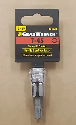 Gearwrench 80452 T45 Torx Bit 3/8  Drive Socket • $8.49