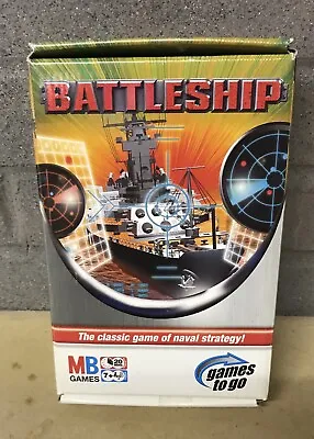 £5.54 • Buy Battleships Travel Edition Mb Games Games To Go 2005 100% Complete Vgc