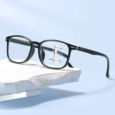 TR90 Metal Hinge Multifocal Varifocal Progressive Reading Glasses Reader+1.0~4.0 • £11.99