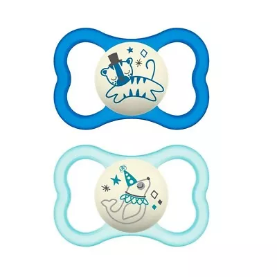 Mam Air Night Glow In The Dark Pacifier With Sterilizer Box 6-16m • $10.99