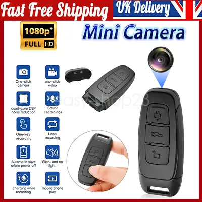 1080P Spy Hidden Camera Car Key Fob DVR Camera HD Video Recorder Motion Sensor • £26.99