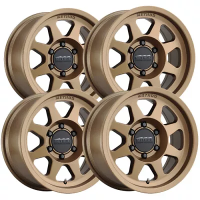 (Set Of 4) Method MR701 Bead Grip 17x9 6x5.5  -12mm Bronze Wheels Rims • $1356