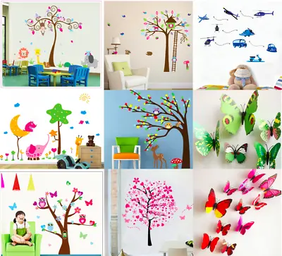 $4.99 • Buy Removable Wall Stickers Art Vinyl Decal Children Kids Decal Nursery Room Decor 