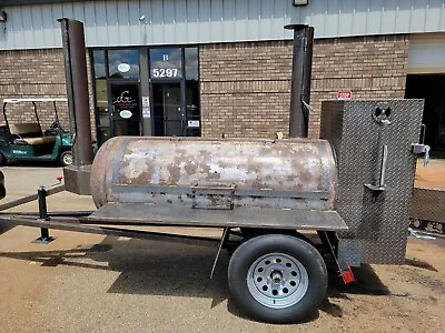 Fire N Steel Pitmaster Custom BBQ Smoker Grill Trailer Mobile Catering Business • $8999