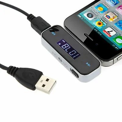 £9.40 • Buy Car Wireless Mp3 Fm Radio Transmitter For Mobile Iphone 5 6 Ipod Samsung Htc Lg