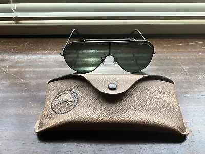 1980's Ray Ban Bausch Lomb Wings One Piece Lens Sun Glasses Miami Vice Bandit • $200.64