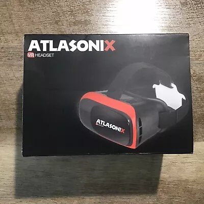 Atlasonix VR Headset Compatible With IPhone And Android 3D Glasses Black/Red • $10