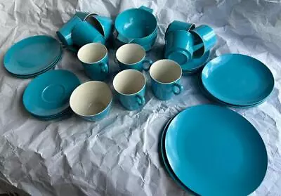 TURQUOISE BLUE    MELAMINE Melaware JOB LOT SEE PHOTOS • £5