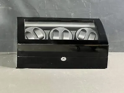 Watch Winder Box 6+7 Storage Quiet Motor Black New Open Box • $88.39