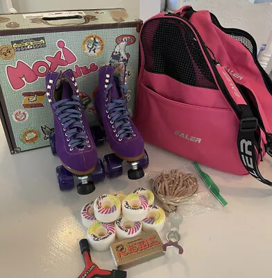 Moxi Roller Skates Size 8.5 Women Purple - Amazing Bundle!!! Lolly • $549.99