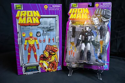 Marvel Legends Retro Card Iron Man /w Plasma Canon  And Warmachine Lot New  • $59.99