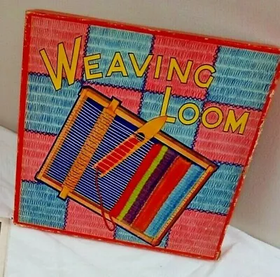 Children's Weaving Loom Craft Set Sam Gabriel Toys No. T159 Made In USA • $15