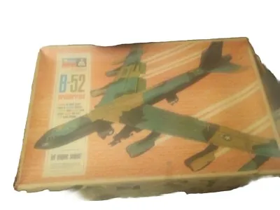 Monogram B-52 Stratofortress  1/72 Model Kit. 1968 With Sound! • $50