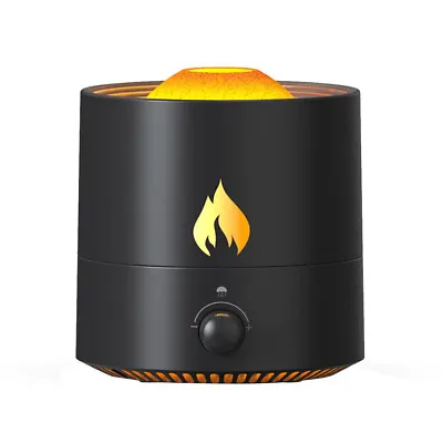 $24.90 • Buy Flame Air Mist Humidifier USB Aromatherapy Oil Diffuser Jellyfish Air Purifier