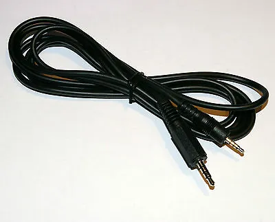 £3.35 • Buy 4 Pole 2.5mm To 3.5mm Jack Plug To Plug Cable 1.8m