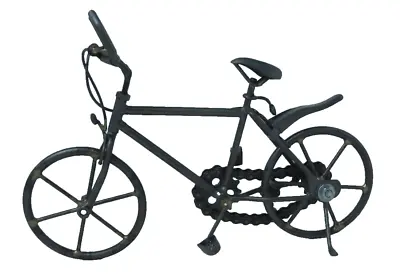 Metal Art Sculpture Scrap Recycled Bicycle Figure • $32.99