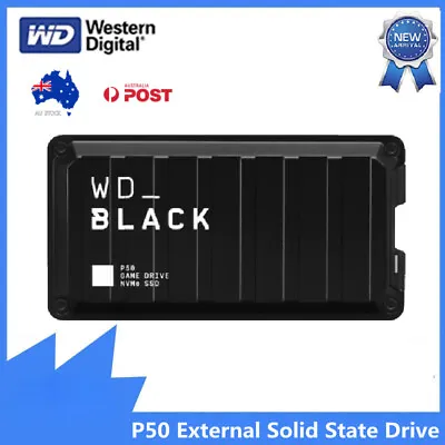 $229.95 • Buy WD Black P50 4T 2T 1T 500GB Game SSD Portable External Solid State Drive