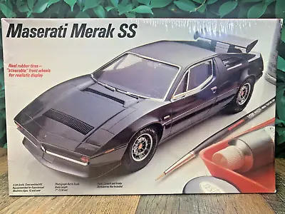 Sealed Model Kit Testors Maserati Merak Ss #386 Scale 1:24 • $44.10