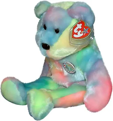 £6.99 • Buy Ty Beanie Babies - BIRTHDAY BEAR The Bear Beanie Buddy | Soft Toy