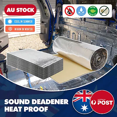 MODIGT Car Deadener Heat And Sound Exhaust Heat Shield Insulation Noise Proof • $31.54