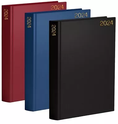 2024 A4/A5/ Diary Week To View / Page A Day / Desk Diary Hard Backed Diary • £4.79