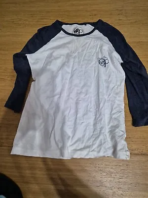 Ocean Pacific Size 8 Blue & White Long Sleeve T-Shirt • £0.99