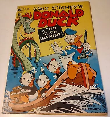 Golden Age Four Color #318 Walt Disney's Donald Duck (Dell 1951 Carl Barks Art) • $49.99