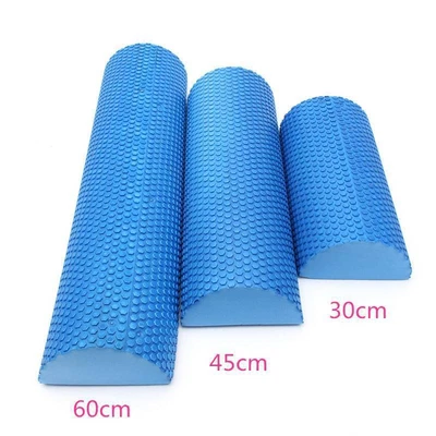 $15.14 • Buy 30/45/60cm EVA Foam Yoga Roller Fitness Exercise Massage Float Half Round Gym