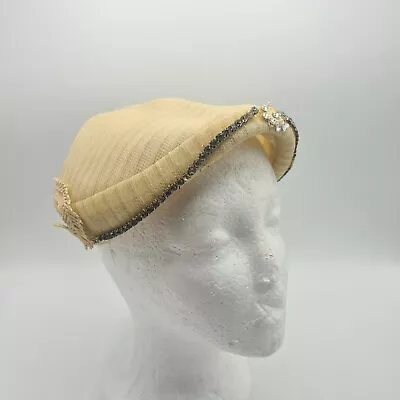  Vintage Women’s Hat Headpiece With Rhinestones  • $11.40